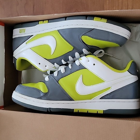 Nike Air Prestige II Women Gray & Lime Green - Picture 12 of 12